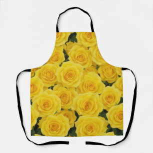 Bright Yellow Roses Apron