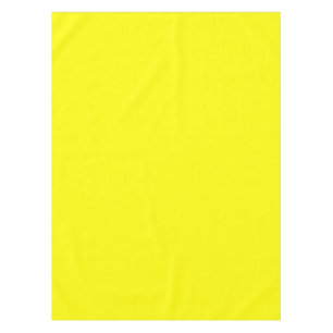 Bright yellow (solid colour) tablecloth
