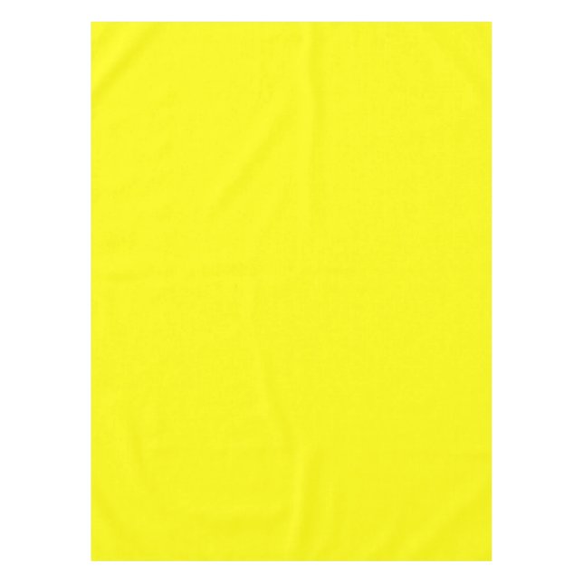 Bright yellow (solid colour)  tablecloth (Front)