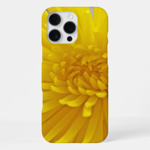 Bright Yellow Spiky Dahlia Close Up Photograph iPhone 16 Pro Max Case