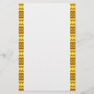 Bright Yellow Stripes Stationery
