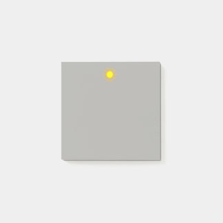 Bright Yellow Sun Post-it Notes
