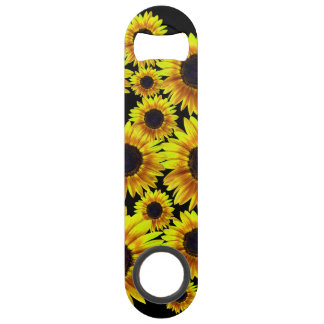 Bright Yellow Sunflower Speed Bottle Opener