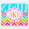 Bright Zebra Leopard and Chevron Personalized
