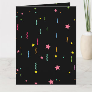 Brighten Their Day! Personalized Confetti Birthday Card
