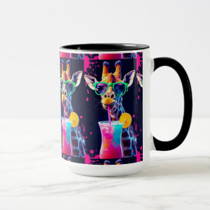 Brighten your day with this playful, colorful gira mug