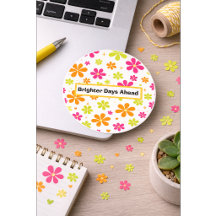 Brighter Days Ahead Sticker | Colourful Motivation