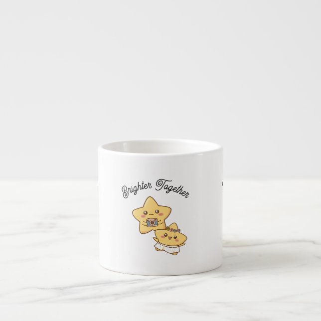 Brighter Together – Cute, lovely Couple Mug Gift (Front)