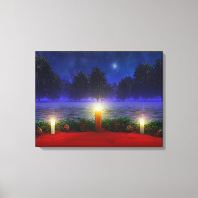 Brighter Visions Christmas Canvas Print (Front)