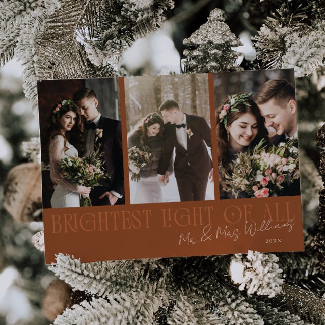 Brightest Light Terracotta Wedding Announcement (Creator Uploaded)