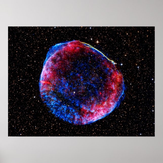 Brightest Supernova Ever - outer space image Poster (Front)