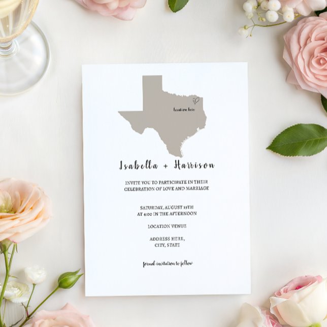 BRIGHTEST TEXAS Wedding Invitation (Creator Uploaded)