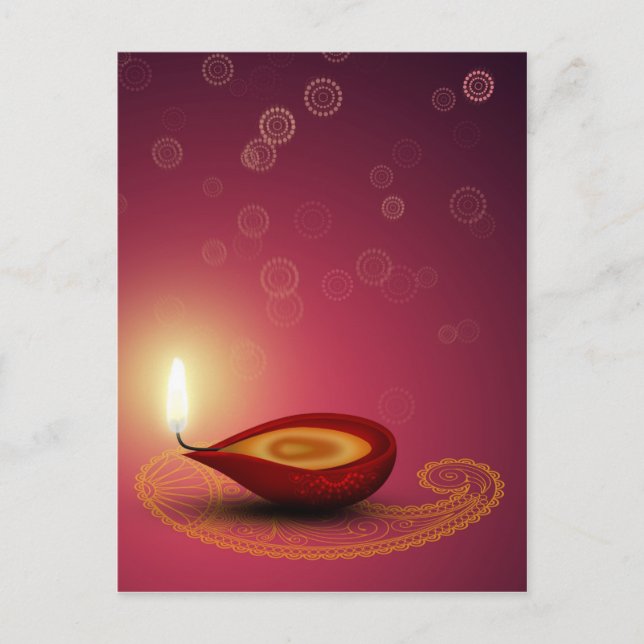 Brightful Diwali - Postcard (Front)