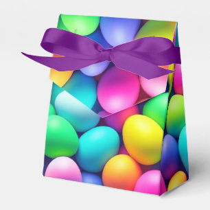 Brightly colored Easter Egg/Spring  Favor Box