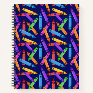 BRIGHTLY COLORED KIDS BACK TO SCHOOL THEME NOTEBOOK