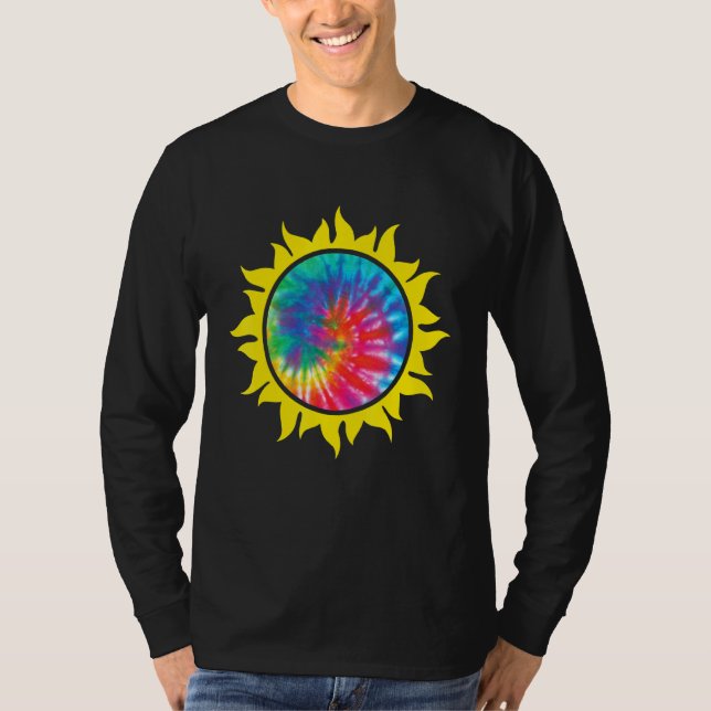 Brightly Coloured 1960s Sun T-Shirt (Front)