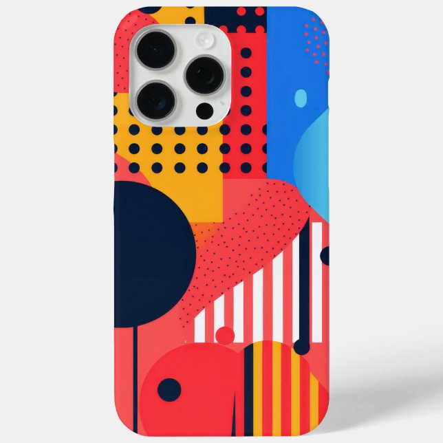 Brightly-coloured background with circles Case-Mate iPhone case (Back)