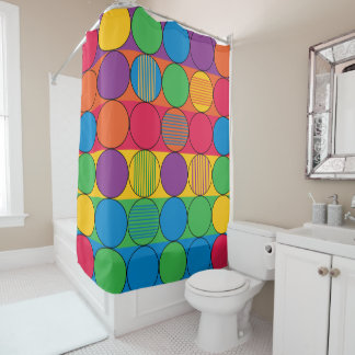 Brightly Coloured Circles and Stripes