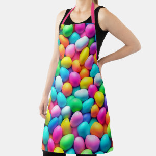 Brightly coloured Easter Egg/Spring Apron