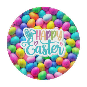 Brightly coloured Easter Egg/Spring Cutting Board