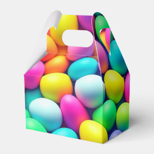 Brightly coloured Easter Egg/Spring Favor Box