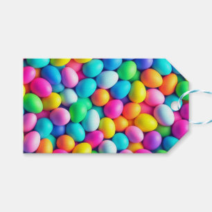 Brightly coloured Easter Egg/Spring  Gift Tags