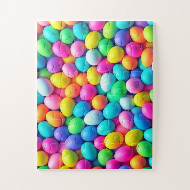 Brightly coloured Easter Egg/Spring  Jigsaw Puzzle (Vertical)