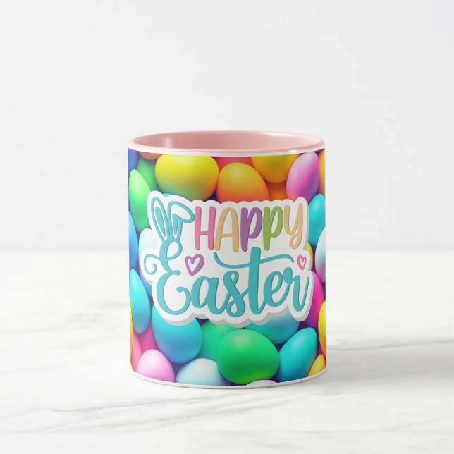 Brightly coloured Easter Egg/Spring  Mug (Center)