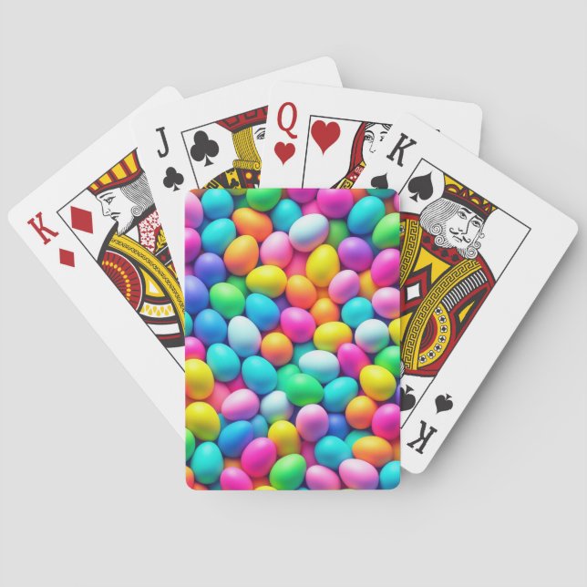 Brightly coloured Easter Egg/Spring  Playing Cards (Back)