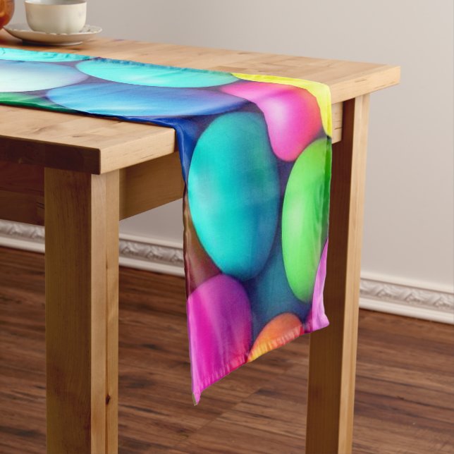 Brightly coloured Easter Egg/Spring  Short Table Runner (In Situ)