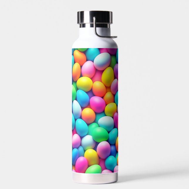 Brightly coloured Easter Egg/Spring  Water Bottle (Left)