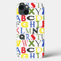 Brightly Coloured Letters by Megan Meagher