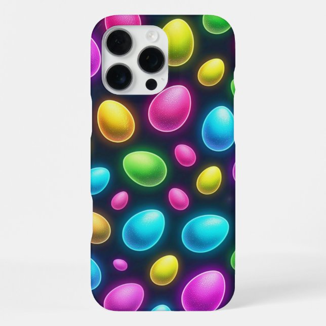 Brightly coloured/neon Easter Egg/Spring  iPhone Case (Back)