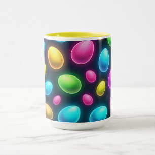 Brightly coloured/neon Easter Egg/Spring Mug