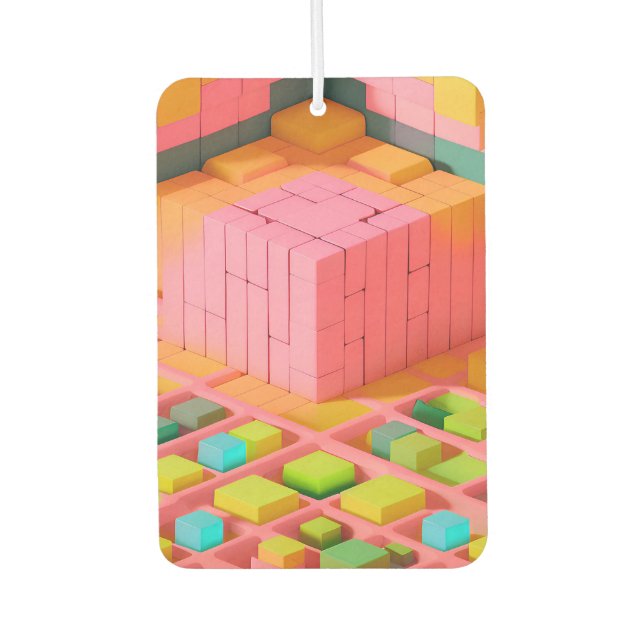 Brightly Coloured Sweetness Air Freshener (Front)