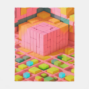 Brightly Coloured Sweetness Fleece Blanket