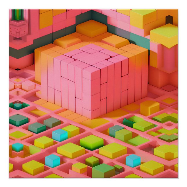 Brightly Coloured Sweetness Poster (Front)