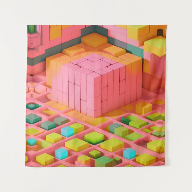 Brightly Coloured Sweetness Tapestry (Front)