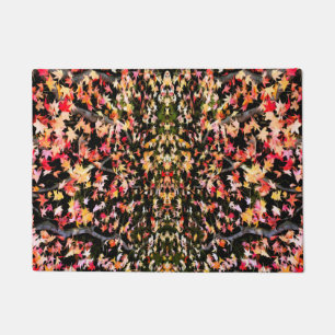 Brightly Colourful Maple Leaf Doormat