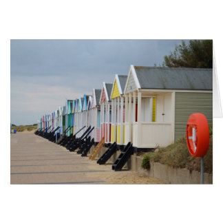 Brightly Painted Beach Huts