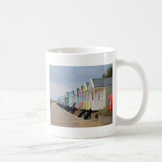 Brightly Painted Beach Huts Coffee Mug