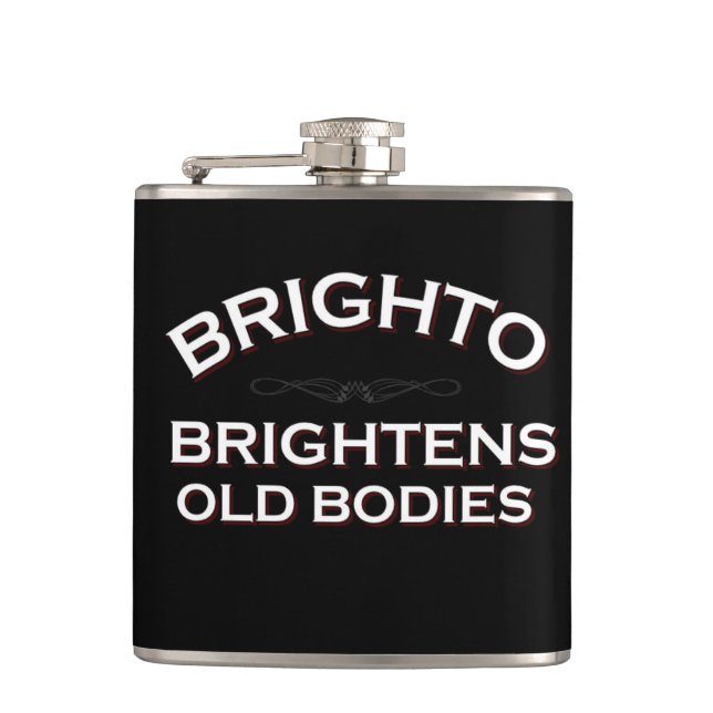 BRIGHTO WHISKEY FLASK (Front)