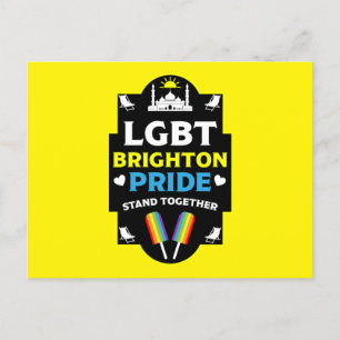 Brighton and Hove pride Postcard