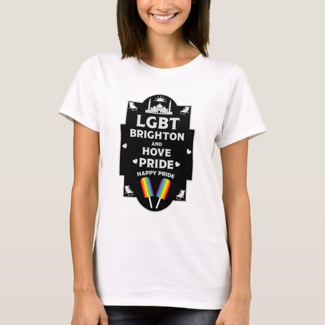 Brighton and Hove pride T-Shirt (Front)