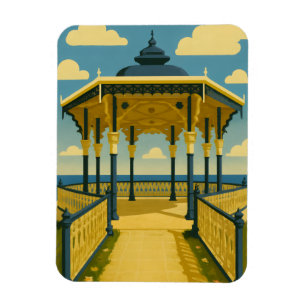 Brighton Bandstand – Coastal Architecture Art Magnet