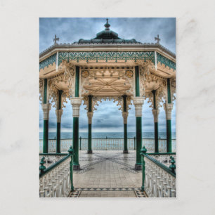 Brighton Bandstand, England Postcard