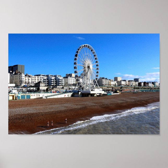 Brighton Beach England Photo Poster (Front)