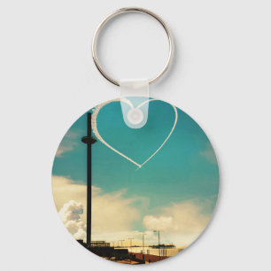 Brighton Beach Heart Keychain