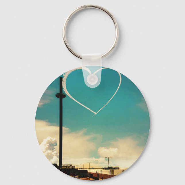 Brighton Beach Heart Keychain (Front)
