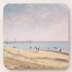 Brighton Beach (oil on canvas) Coaster
